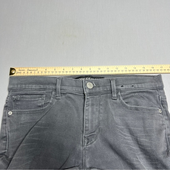 Women's Express Jeans Legging Mid Rise Gray Size 10s - Picture 10 of 10